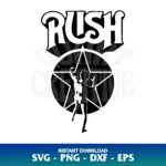 rush logo svg cricut