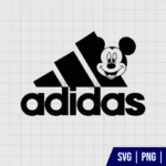 Adidas Mickey Mouse SVG Cut File