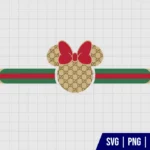 Gucci Minnie Head Logo SVG