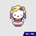 Hello Kitty Enid SVG Layered