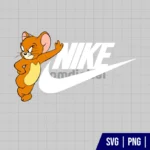 Jerry Nike Logo SVG Cricut