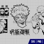Jujutsu Kaisen SVG Cricut Bundle