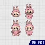 Labubu Cute SVG Cut File