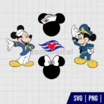 Mickey Mouse Sailor SVG Cut Files