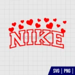 Nike Heart Logo SVG Cut Files