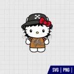 Peso Pluma Hello Kitty SVG DXF EPS PNG
