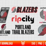 Portland Trail Blazers Logo SVG Bundle