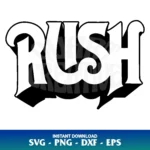 Rush Band Logo Outline SVG