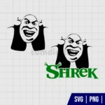 Shrek Face SVG Cricut