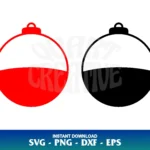 fishing bobber svg cut file