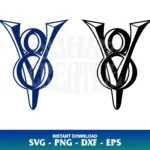 ford v8 logo svg cricut