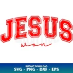 Jesus Won SVG Cut File