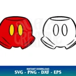 Mickey Pants SVG Cricut