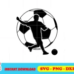soccer player svg cricut