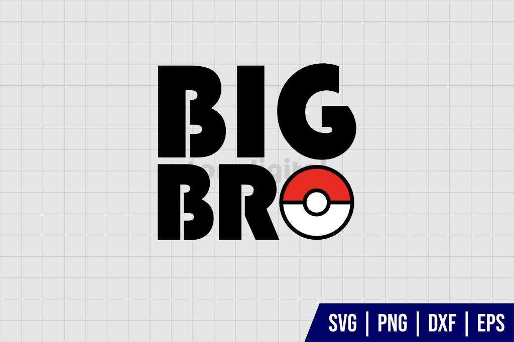 Big Bro Pokemon SVG Cut File Big Bro Pokemon SVG Cut File