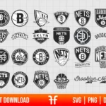 Brooklyn Nets Logo SVG Cut File Bundle