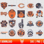 Chicago Bears Logo SVG Bundle