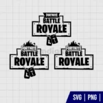 Fornite Battle Royale SVG Cut File