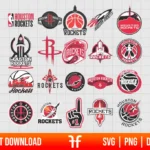 Houston Rockets Logo SVG Bundle