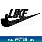 Like Nike Funny Logo SVG