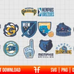 Memphis Grizzlies Logo SVG Bundle