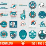 Miami Dolphins Logo SVG Bundle