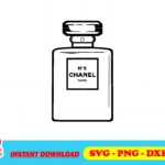 chanel parfume vector svg