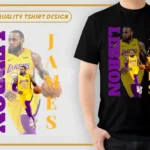 lebron james tshirt design png