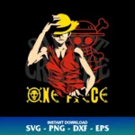 Monkey D Luffy One Piece SVG Cricut