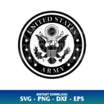 US Army Emblem Logo SVG Cricut