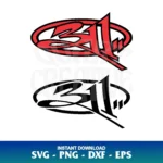 311 Logo SVG Cricut