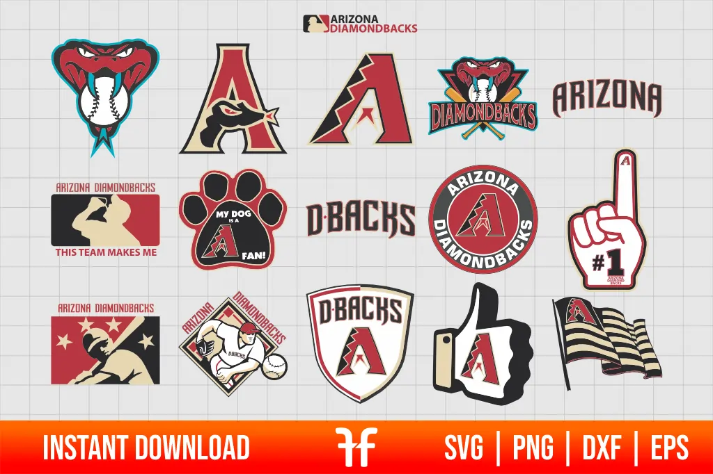 Arizona DiamondBacks Logo SVG Bundle - Gravectory