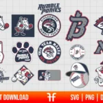 Binghamton Rumble Ponies Logo SVG Bundle