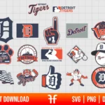 Detroit Tigers SVG Bundle