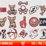 El Paso Chihuahuas Logo SVG Bundle