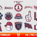 Los Angeles Angels Logo SVG Bundle