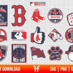 MLB Boston Red Sox SVG Bundle