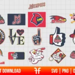 Memphis Redbirds SVG Bundle