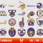 Minnesota Vikings Logo SVG Bundle