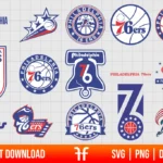 NBA Philadelphia 76ers Logo SVG Bundle