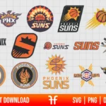 NBA Phoenix Suns Logo SVG Bundle