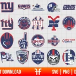NFL New York Giants Logo SVG Bundle