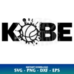 Kobe Basketball SVG Cricut