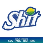 shit sprite logo svg cricut