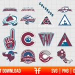 Colorado Avalanche Logo SVG Bundle