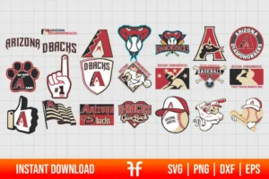 MLB Arizona Diamondbacks SVG Bundle