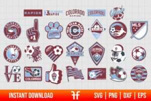 MLS Colorado Rapids SVG Bundle