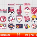 MLS New York Red Bulls SVG Bundle