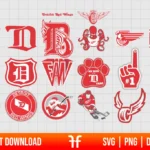 NHL Detroit Red Wings Logo SVG Bundle