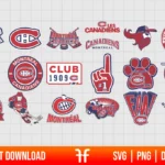 NHL Montreal Canadiens Logo SVG Bundle